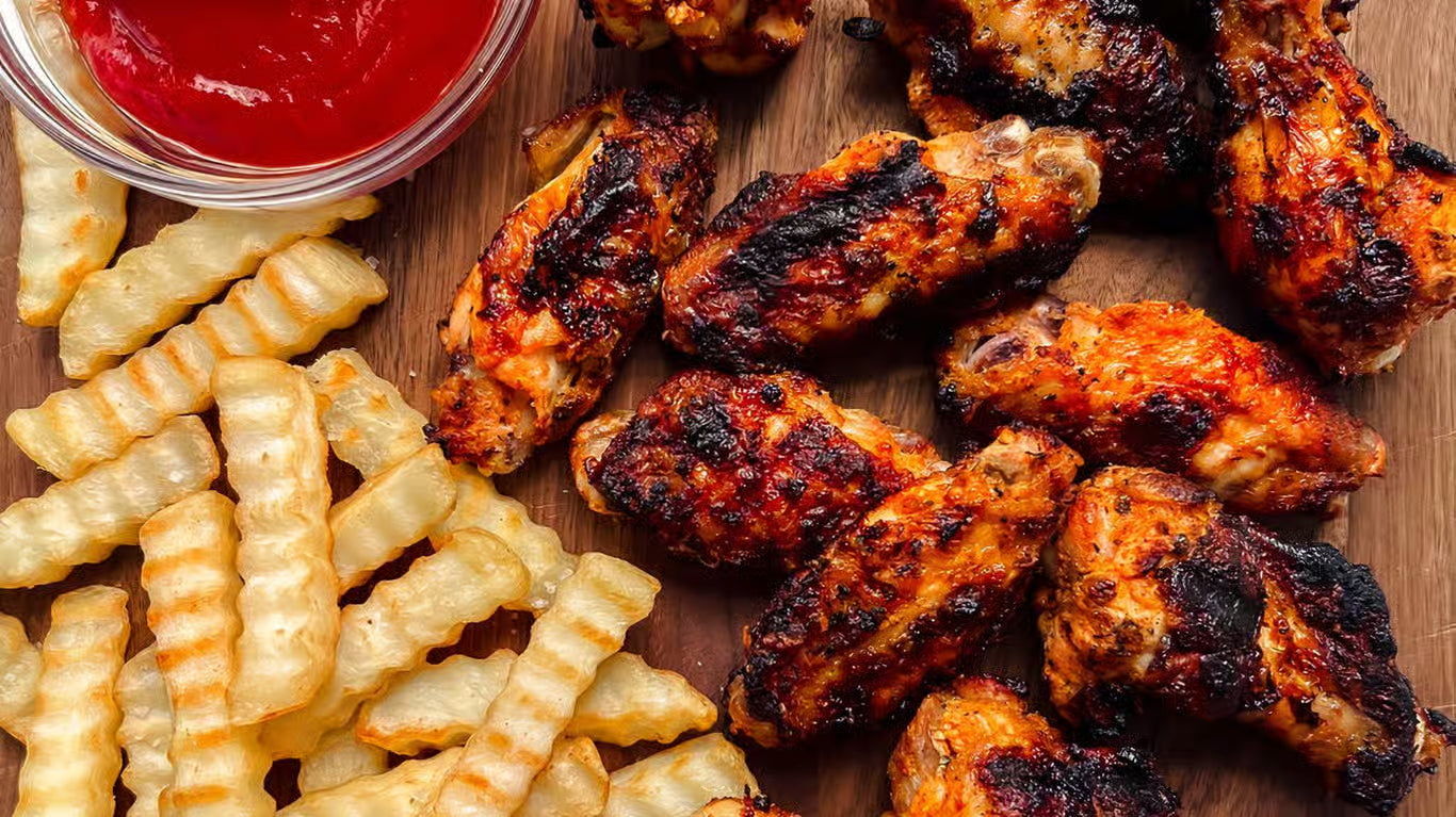 6(pieces) w/ fries